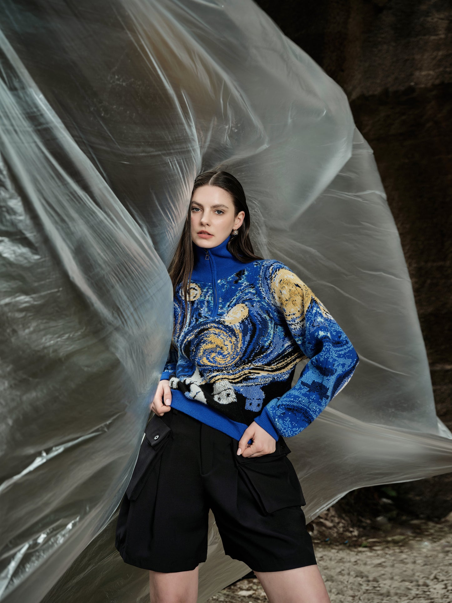 100% Cashmere Sweater - van Gogh