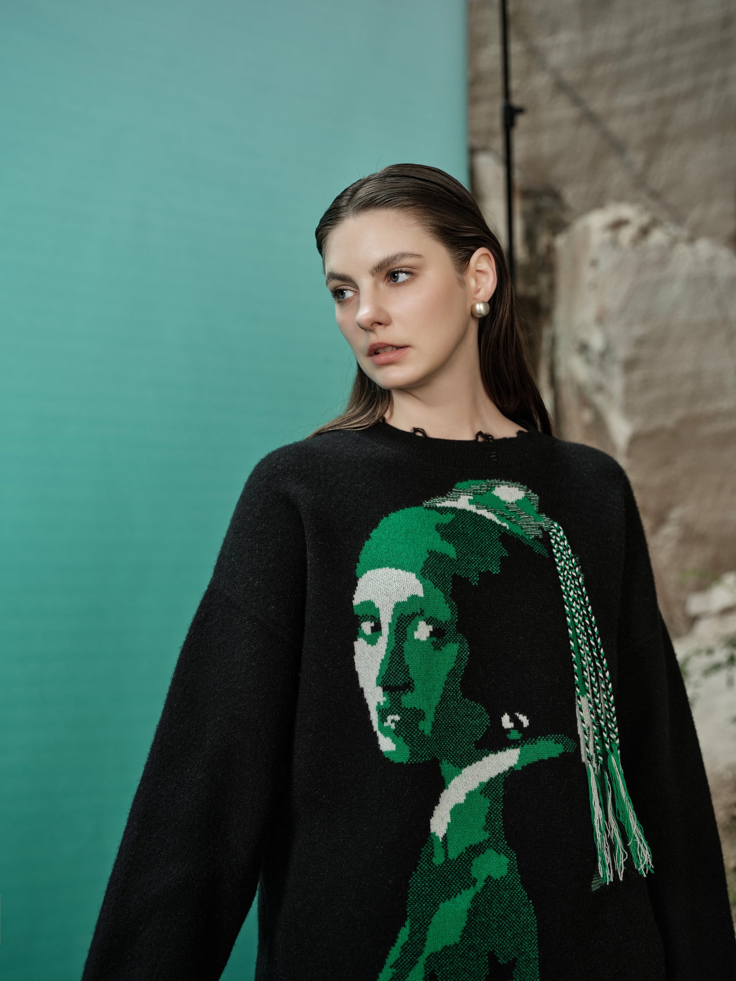 100% Cashmere Sweater - Vermeer