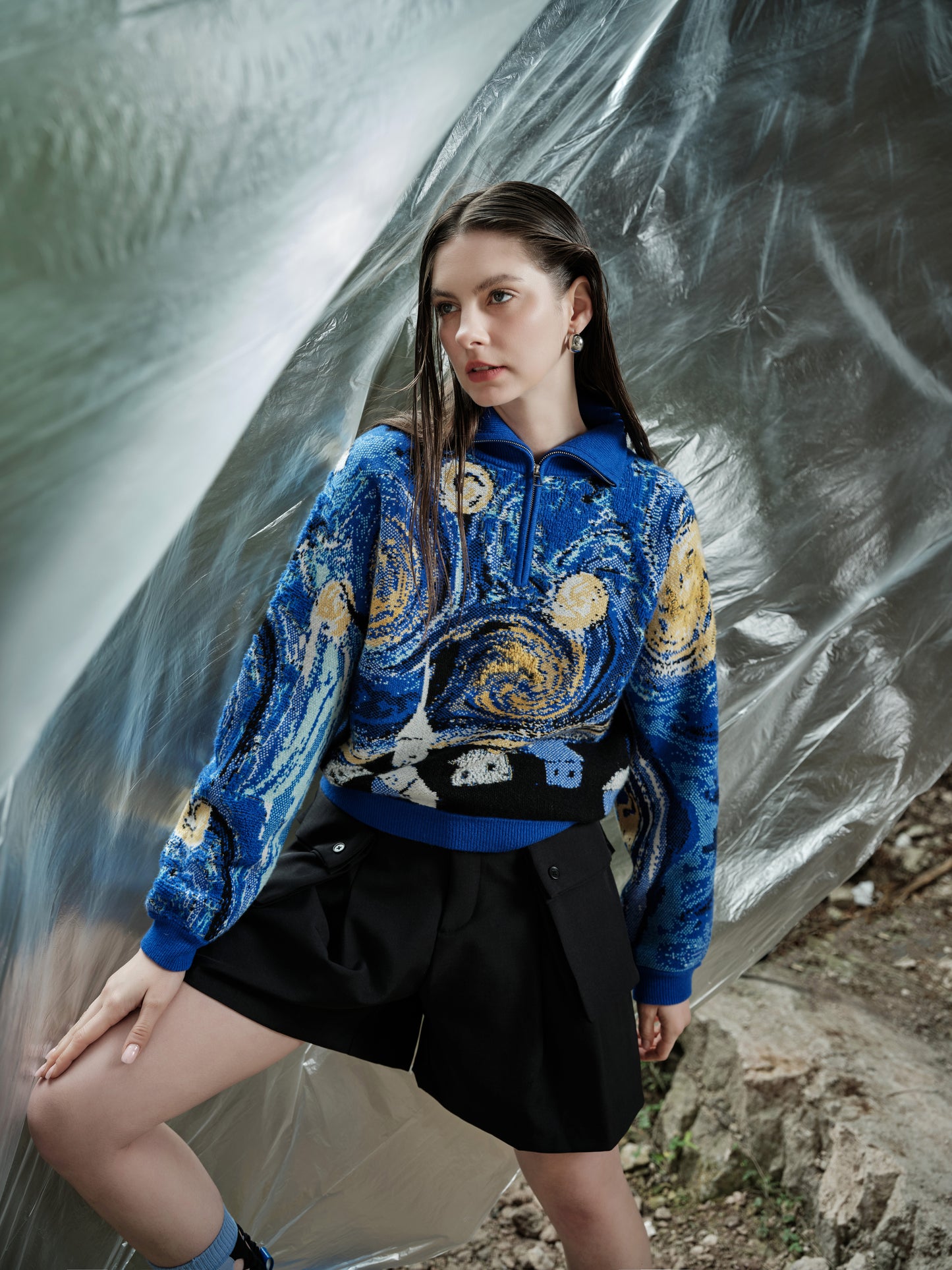 100% Cashmere Sweater - van Gogh