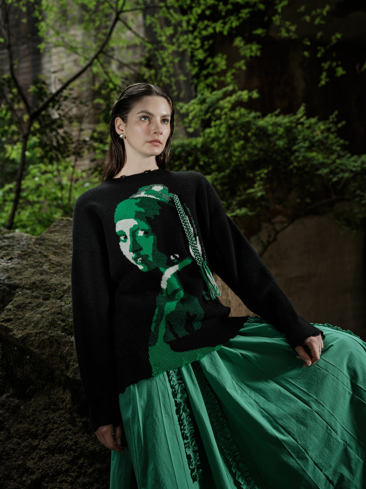 100% Cashmere Sweater - Vermeer